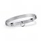 Hermes Collier de Chien Bracelet White Gold